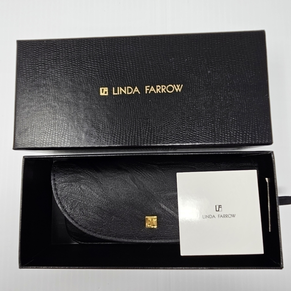 Linda Farrow x Ann Demeulemeester Tortoiseshell Oval Optical Eyeglass Frame - Picture 8 of 16